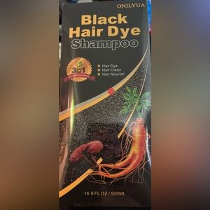 Black Hair Dye Shampoo - 2 Packages